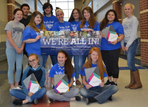 Courtesy photo WEHS yearbook staff, from bottom left, Harper Taylor, Gwen Murphy, Theresa Simmons. Middle row, Emily Mannino, Lindy Surratt, Maribeth Mills, Lizzy Jurden, Jamie Tourtillot, Kyndall Jackson. Back row, Cameron Holmes, Tristan Eckert and Haleigh King.