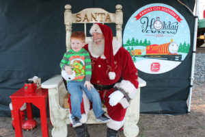 The 2016 version of the KCS Holiday Express pulled into Wylie to welcome the start of the Christmas season. A picture with Santa Claus is a part of Christmas for 5-year-old Dylen Mullis, son of Shane and Kim Mullis of Wylie.
