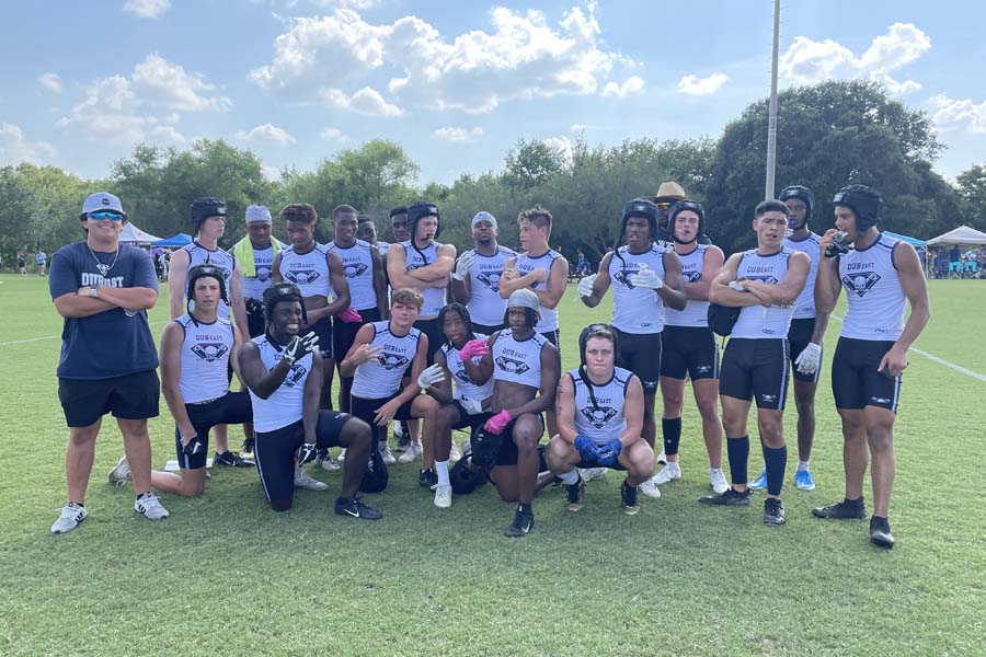 Raiders compete in 7-on-7 state