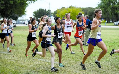 Abraham competes in regional cross-country meet