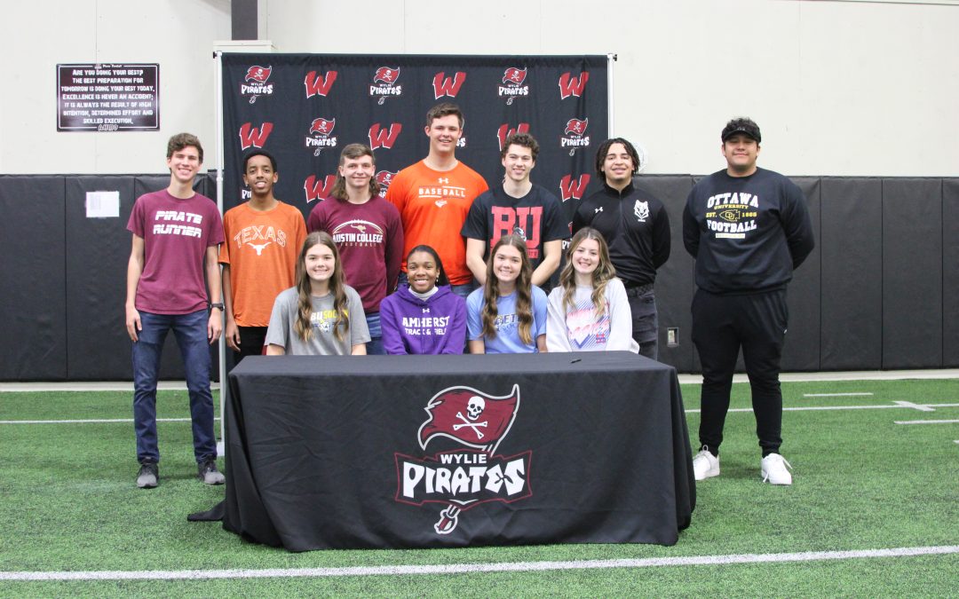Wylie, Wylie East athletes sign national letters of intent
