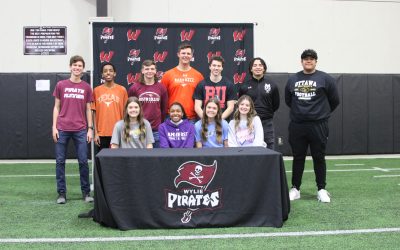 Wylie, Wylie East athletes sign national letters of intent