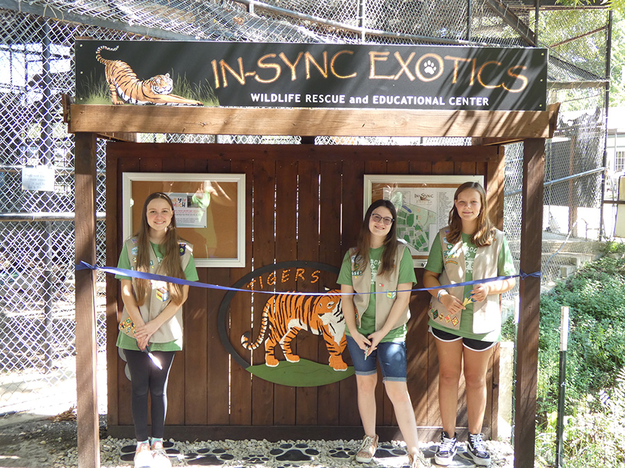 Local Girl Scouts update In-Sync’s information station