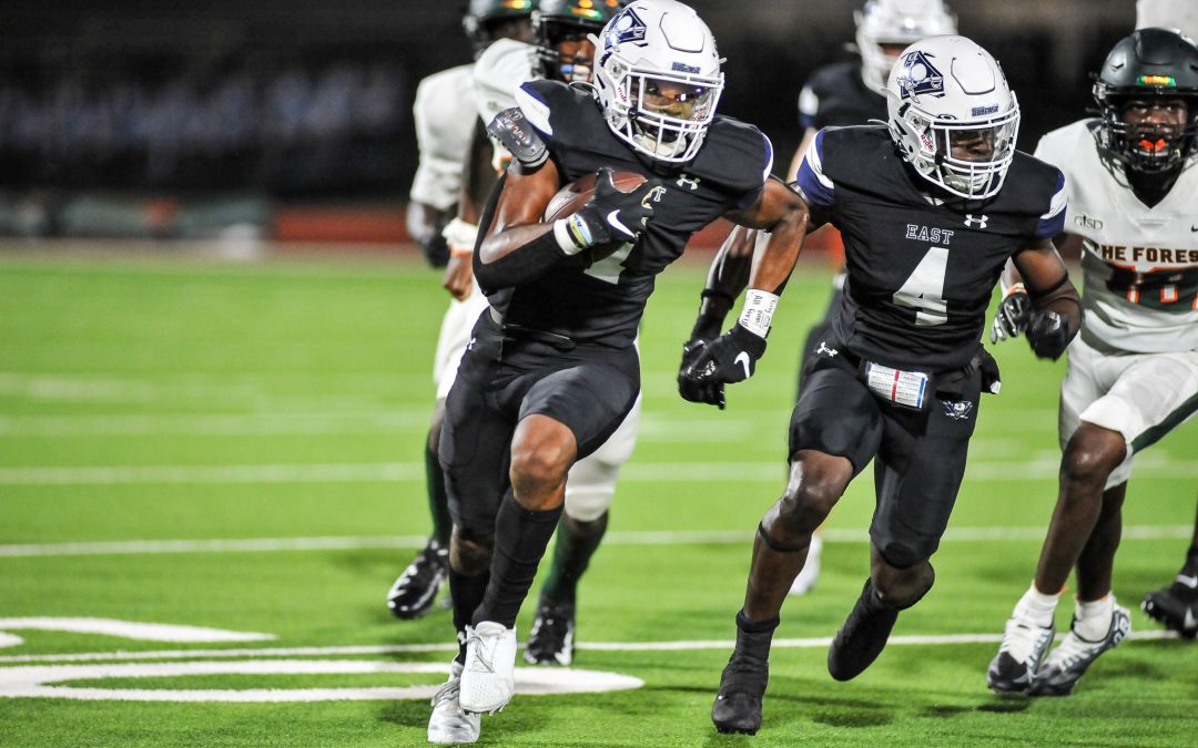 Wylie East Raiders grind out victory in inaugural 9-6A contest over Naaman Forest