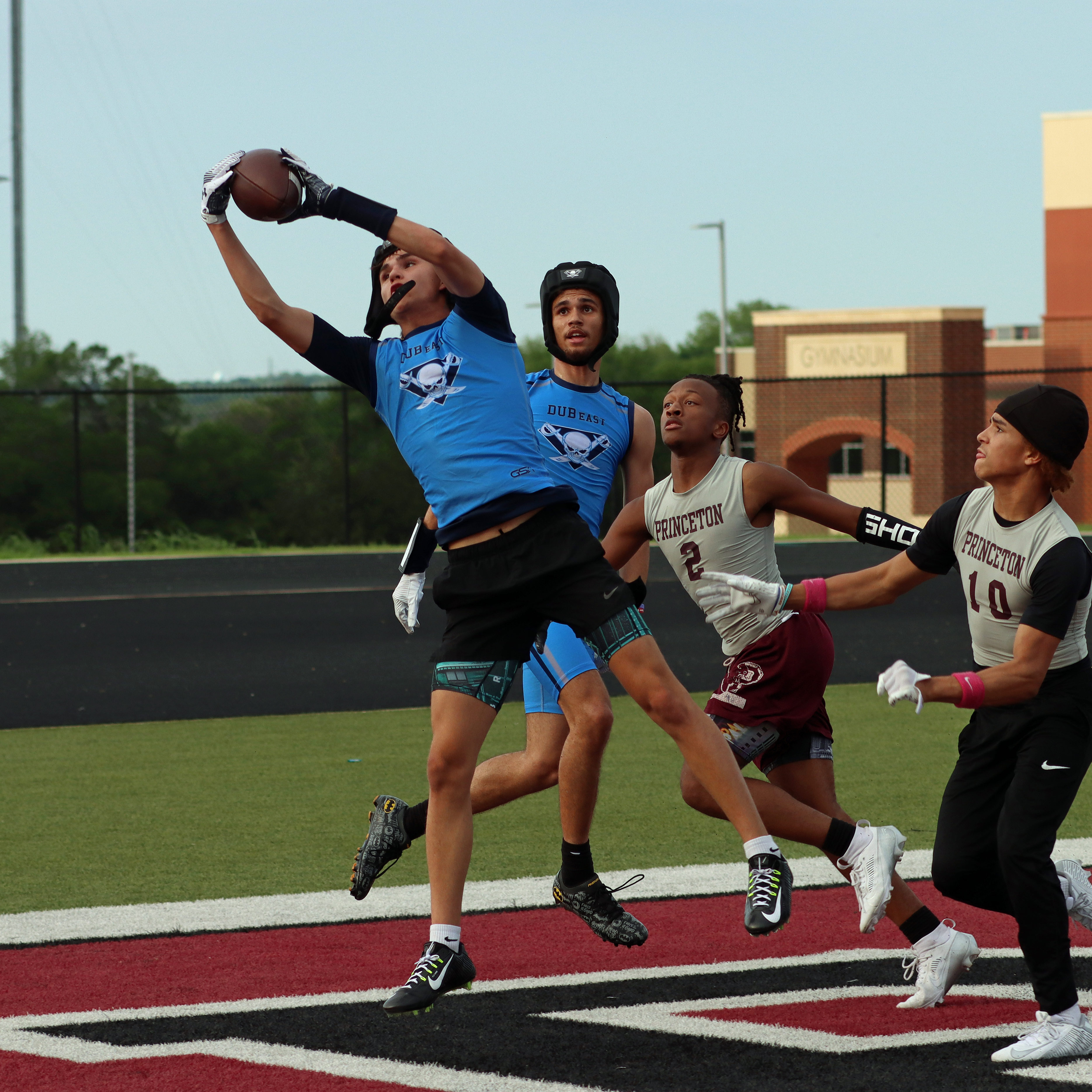 Raiders compete in Princeton 7-on-7 event