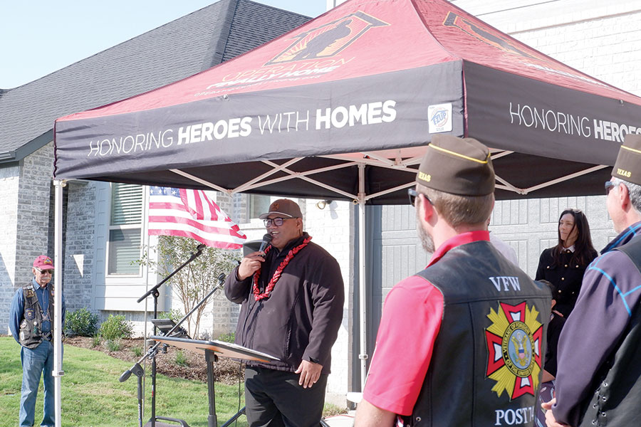 Veteran honored with mortgage-free home