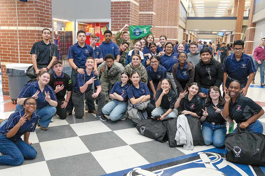 JROTC cadets perform at annual competition