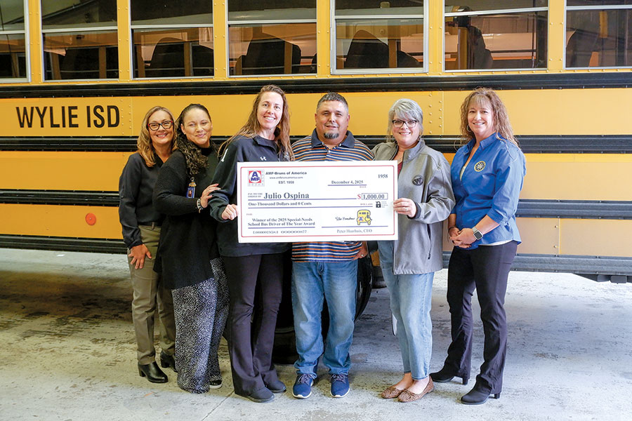 Driver receives national award