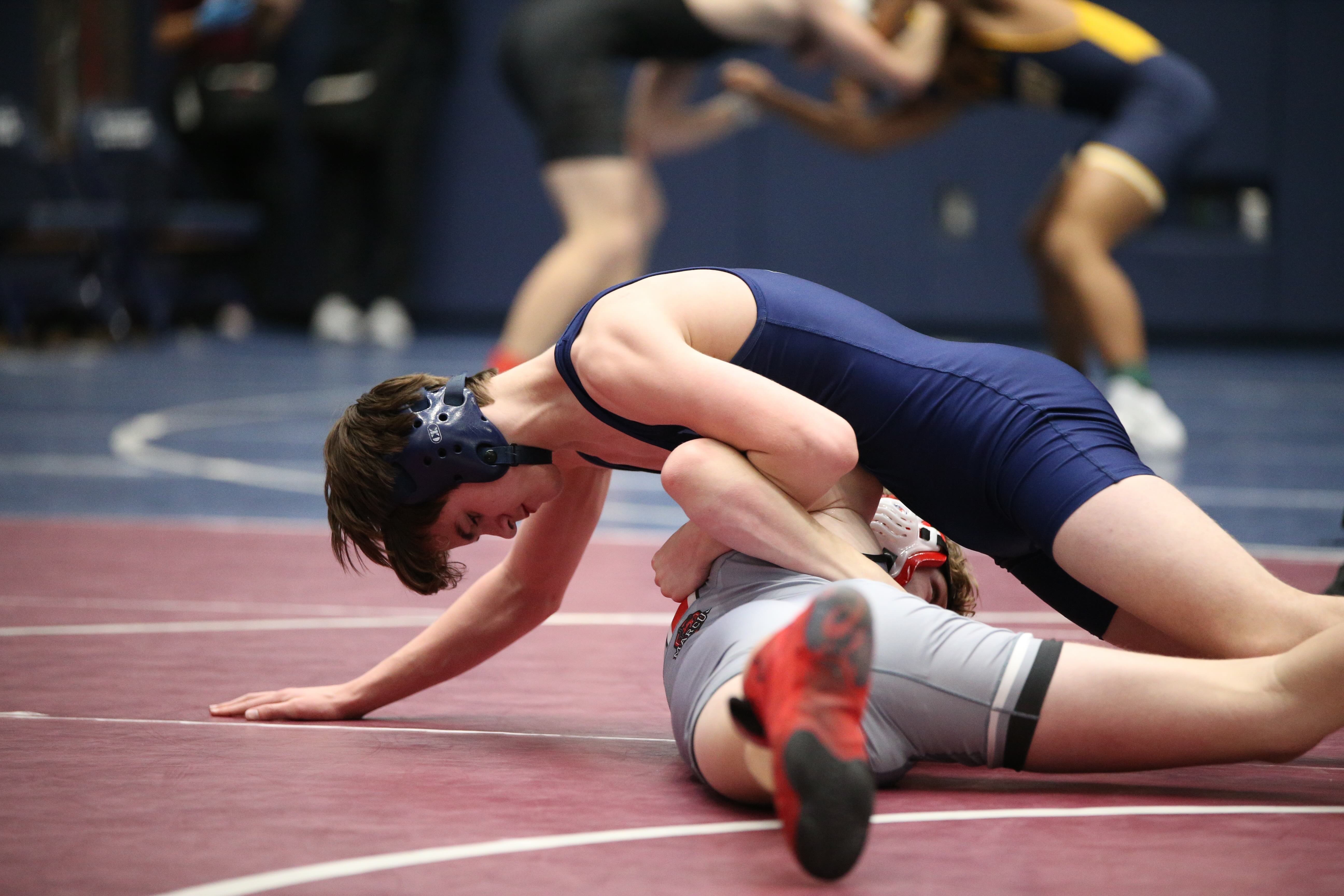 West wrestles to 1st place at Raider Invite