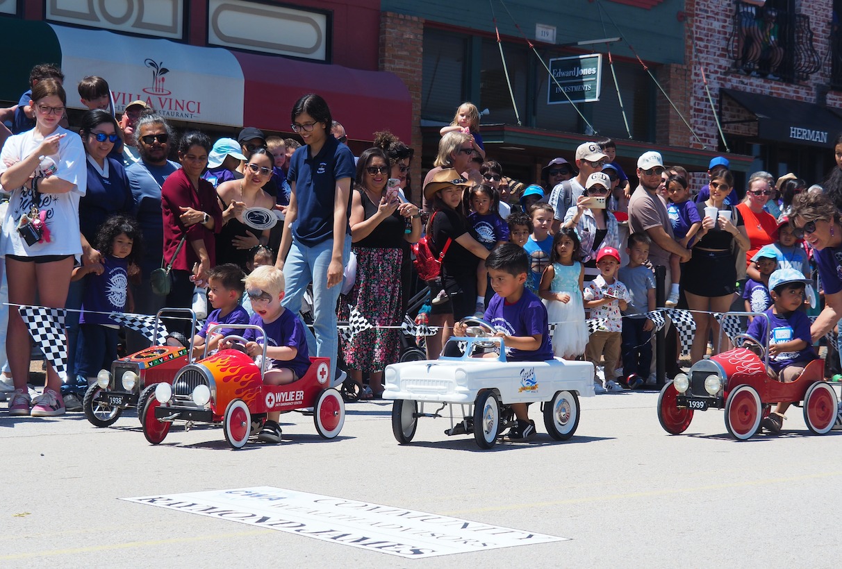 Pedal car race returns to downtown Wylie