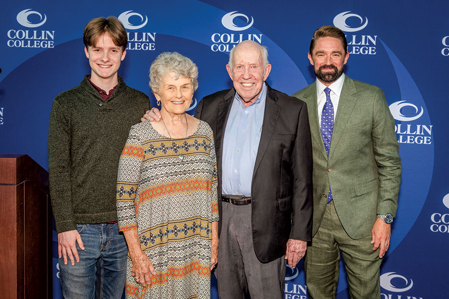 Founding trustee retires after 41 years of service